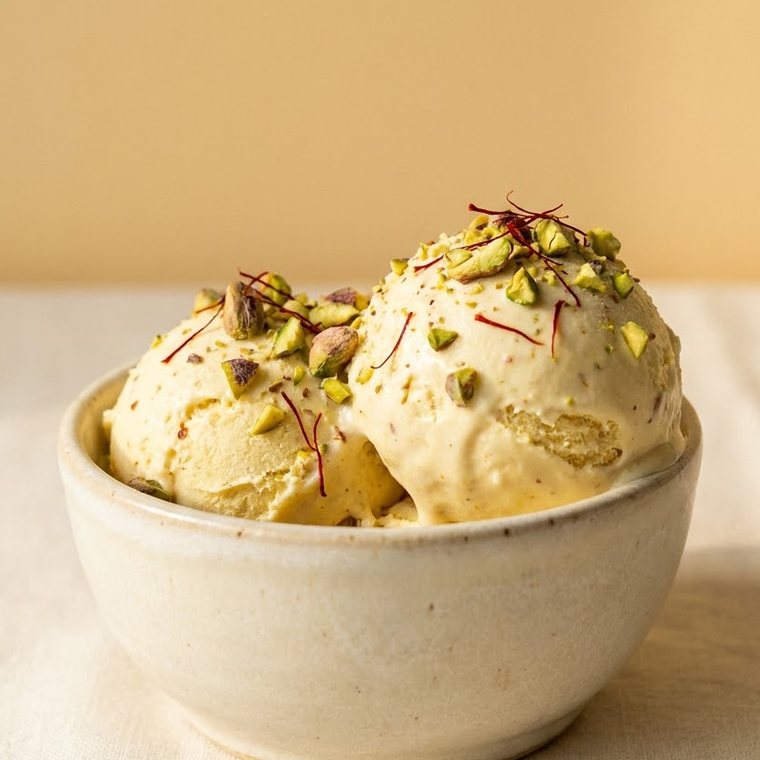 Ice cream sweetened with Purova