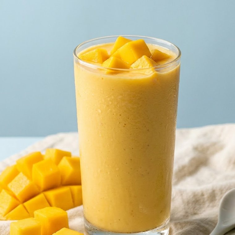 Milkshake sweetened with Purova
